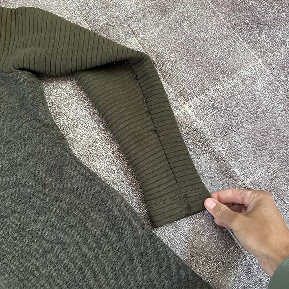 Women's The North Face Moss Green Canyonlands Hoodie Zip Up Fleece Jacket Sz M - Picture 5 of 5